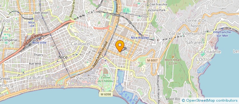 localisation de l'entreprise VDB ASSOCIES CONTRAT MINCEUR à NICE