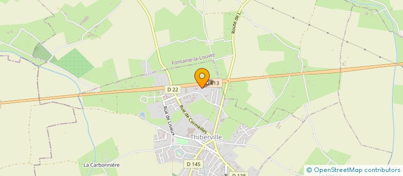 localisation de l'entreprise VDB & CO  THIBERVILLE