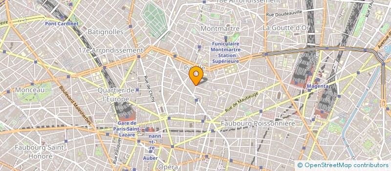 localisation de l'entreprise VDB COM  PARIS