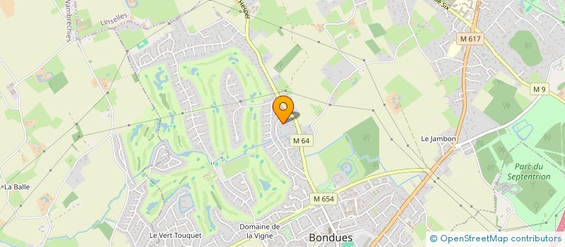 localisation de l'entreprise VDB HERMINE  BONDUES