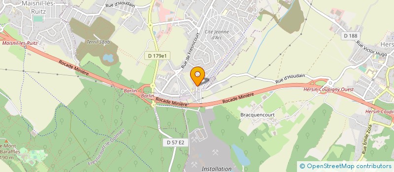 localisation de l'entreprise VDB TRANSPORTS à BARLIN