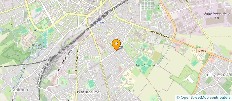 localisation de l'entreprise VDBC INVEST à ARRAS