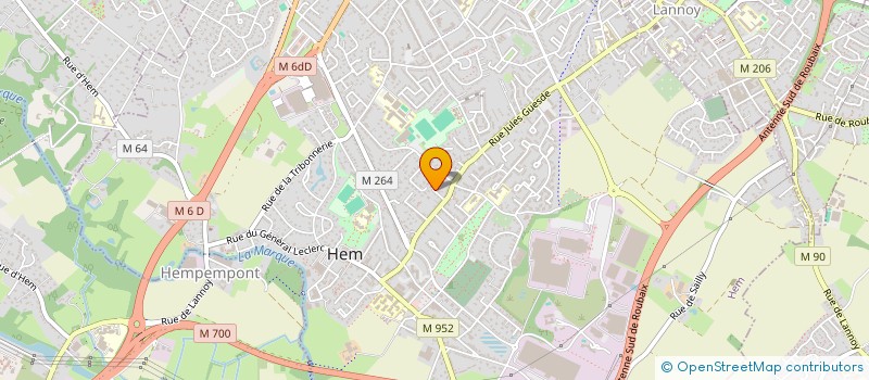 localisation de l'entreprise VDBLEP  HEM