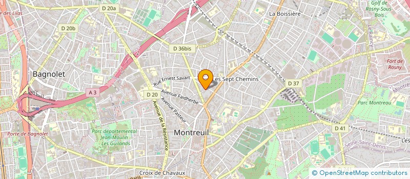 localisation de l'entreprise VDC à MONTREUIL