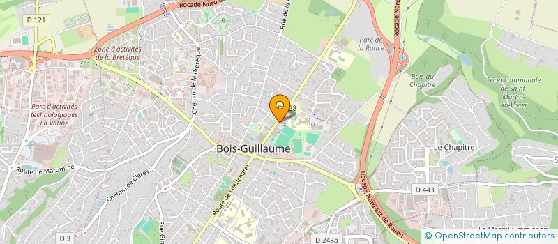 localisation de l'entreprise VDC à BOIS-GUILLAUME