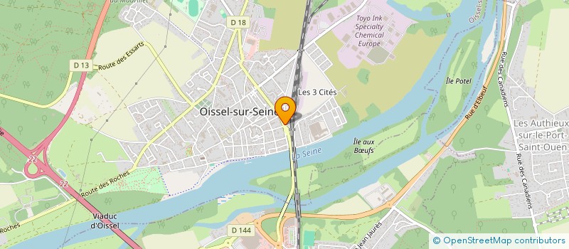 localisation de l'entreprise VDC  OISSEL