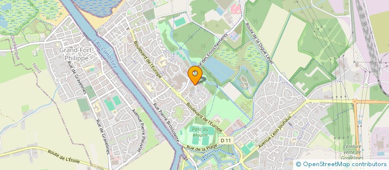 localisation de l'entreprise VDC à GRAVELINES