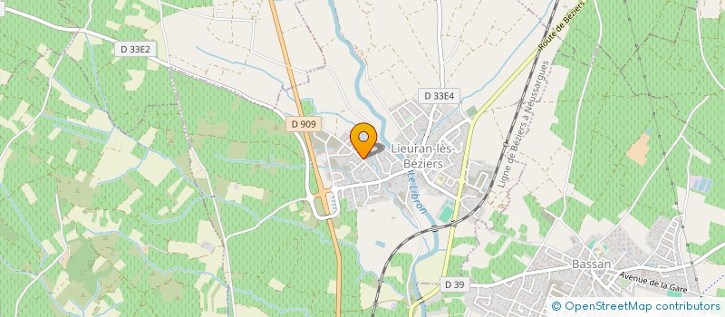 localisation de l'entreprise VDC FORMATIONS  LIEURAN-LES-BEZIERS
