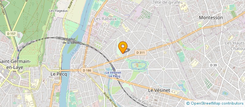 localisation de l'entreprise VDC INNOVATION à LE VESINET