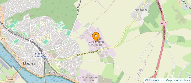 localisation de l'entreprise VDC SPORT COM à ETAPLES
