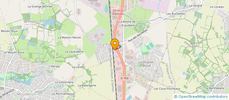localisation de l'entreprise VDCOM à LE POIRE-SUR-VIE