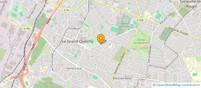localisation de l'entreprise VDCP  LE GRAND-QUEVILLY