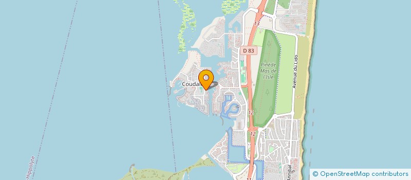 localisation de l'entreprise VDD BARCA  LE BARCARES