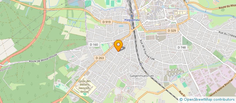 localisation de l'entreprise VDE à HAGUENAU
