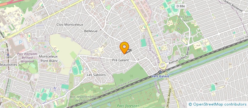 localisation de l'entreprise VDE à VILLEPINTE