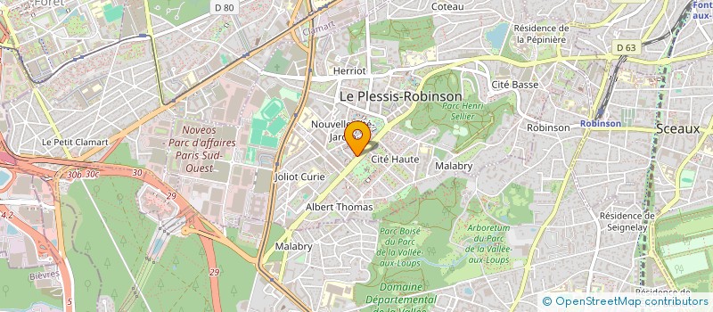 localisation de l'entreprise VDE CAVE  LE PLESSIS-ROBINSON