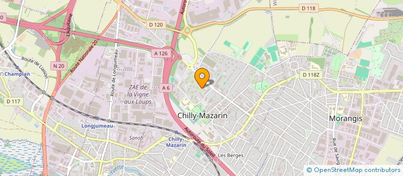 localisation de l'entreprise VDE PERFORMANCE à CHILLY-MAZARIN