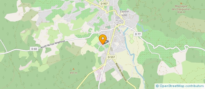 localisation de l'entreprise VDELEC  AUPS