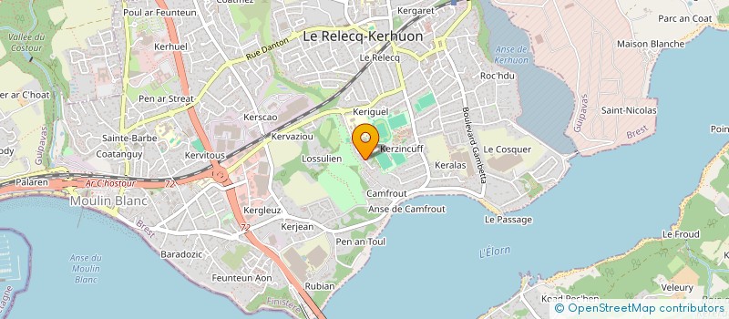 localisation de l'entreprise VDEV  LE RELECQ-KERHUON