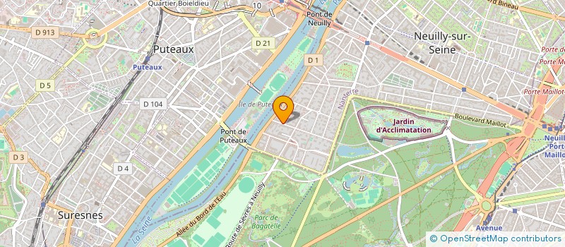 localisation de l'entreprise VDF CONSEILS à NEUILLY-SUR-SEINE