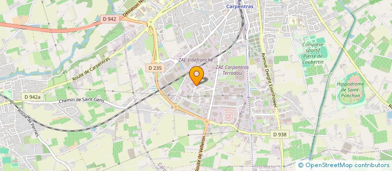 localisation de l'entreprise VDF TRUCK à CARPENTRAS