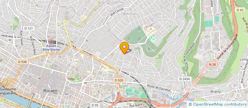 localisation de l'entreprise VDFB76  ROUEN