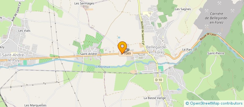 localisation de l'entreprise VDFM  BELLEGARDE-EN-FOREZ