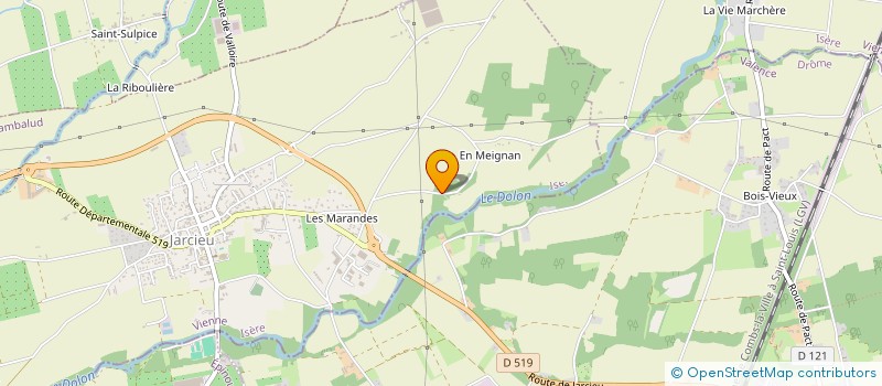 localisation de l'entreprise VDG  JARCIEU