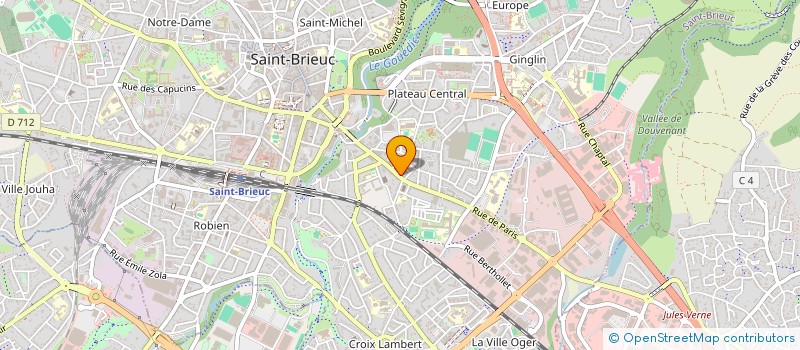 localisation de l'entreprise VDGCORP à SAINT-BRIEUC