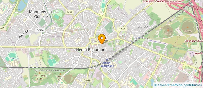 localisation de l'entreprise VDGE à HENIN-BEAUMONT