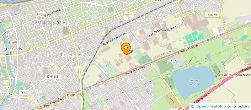 localisation de l'entreprise VDH à DUNKERQUE