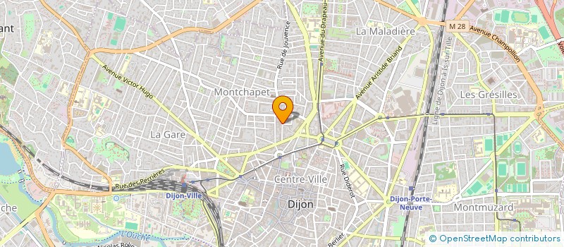 localisation de l'entreprise VDH AHUY à DIJON