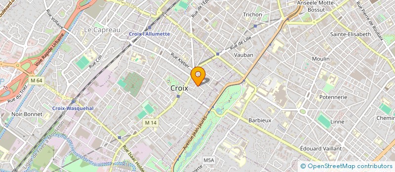 localisation de l'entreprise VDH CONCEPT  CROIX