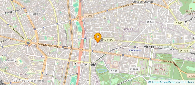 localisation de l'entreprise VDH CONSEIL à VINCENNES