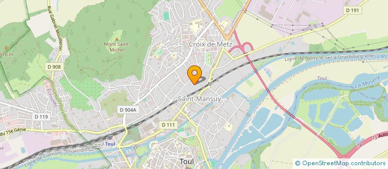 localisation de l'entreprise VDH INVESTMENT  TOUL