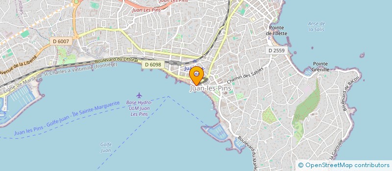 localisation de l'entreprise VDH JUAN INVEST à ANTIBES