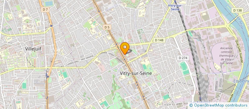 localisation de l'entreprise VDI 2  VITRY-SUR-SEINE