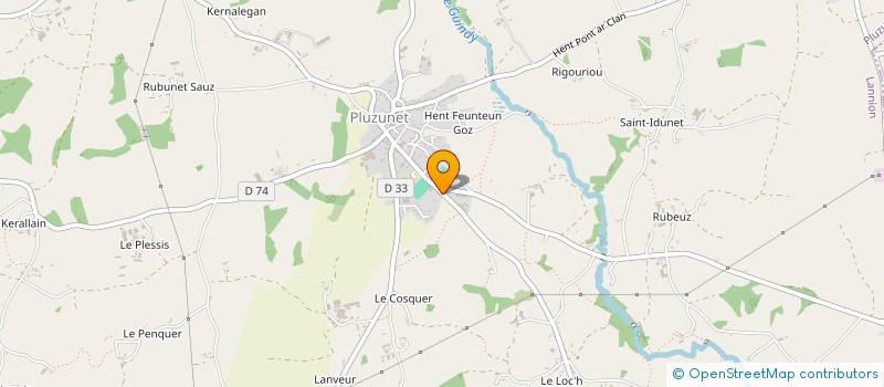 localisation de l'entreprise VDI CREATEURS  PLUZUNET