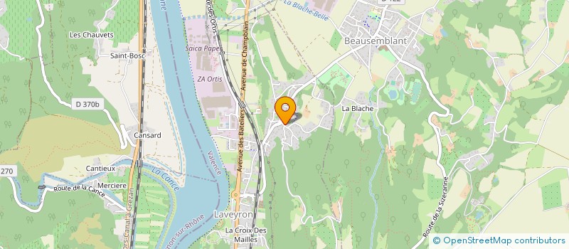 localisation de l'entreprise VDI RH  LAVEYRON