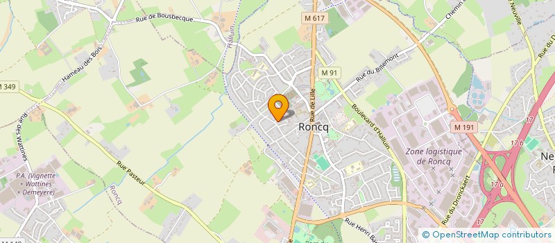 localisation de l'entreprise VDJ à RONCQ