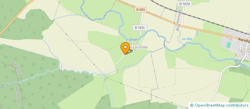 localisation de l'entreprise VDJ AGRI à GUSSAINVILLE