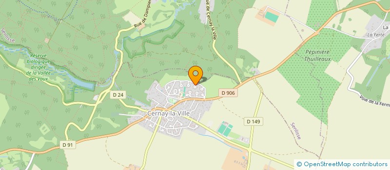 localisation de l'entreprise VDJB SERVICES ET CONSEILS  CERNAY-LA-VILLE