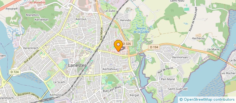 localisation de l'entreprise VDK IMMO  LANESTER