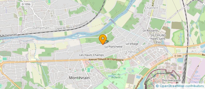 localisation de l'entreprise VDK IMMOBILIER  CHESSY