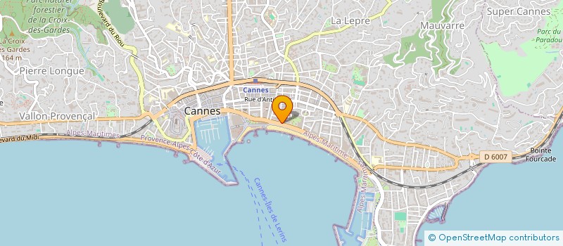localisation de l'entreprise VDK SEPT à CANNES