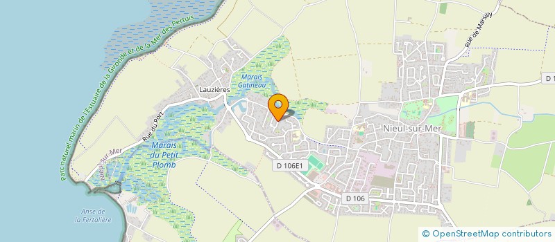 localisation de l'entreprise VDL 28  NIEUL-SUR-MER