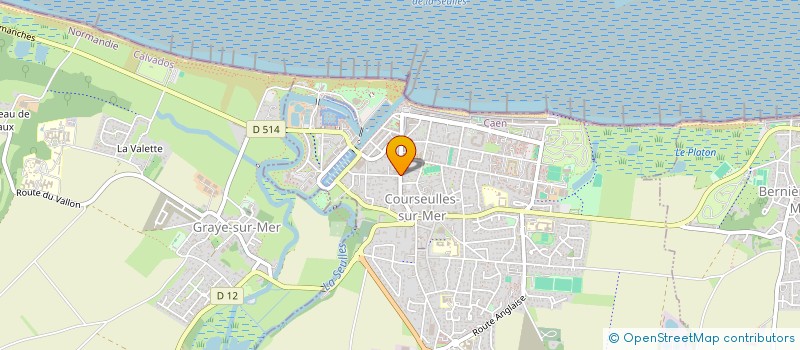 localisation de l'entreprise VDL  COURSEULLES-SUR-MER