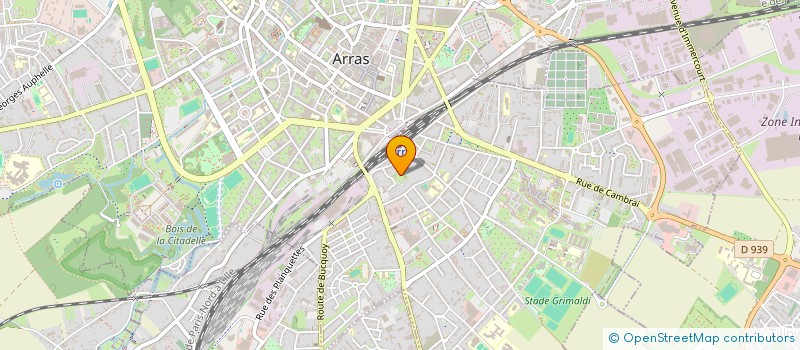 localisation de l'entreprise VDL à ARRAS