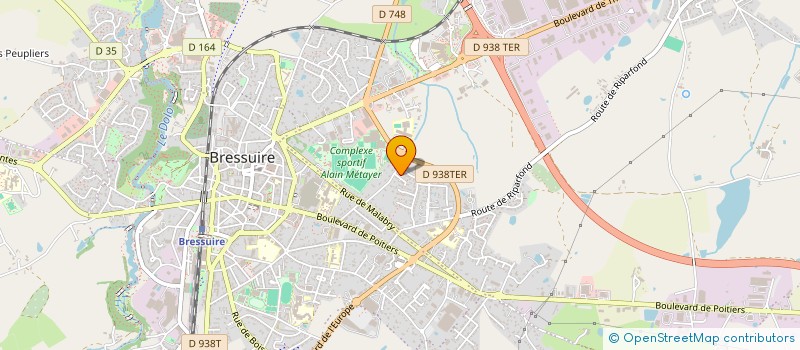 localisation de l'entreprise VDL  BRESSUIRE