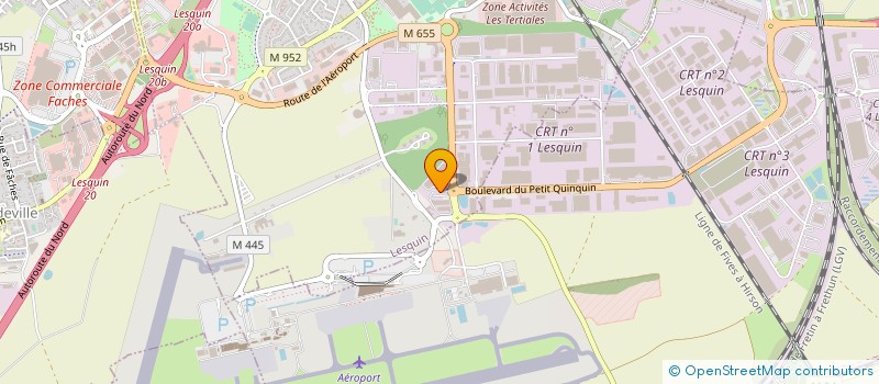 localisation de l'entreprise VDL BUS & COACH FRANCE à LESQUIN